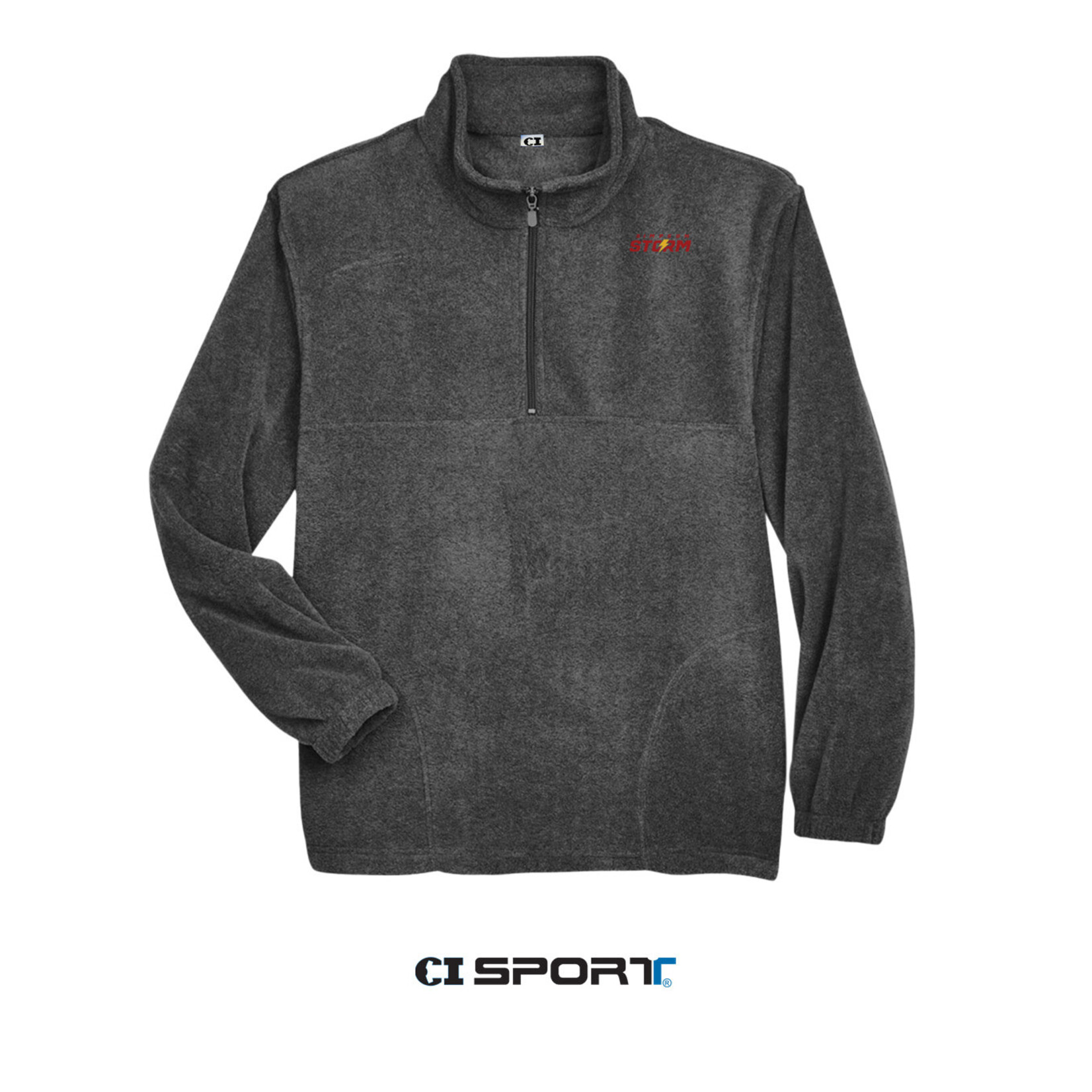 Harriton Harriton 1/4 Fleece Pullover - Charcoal