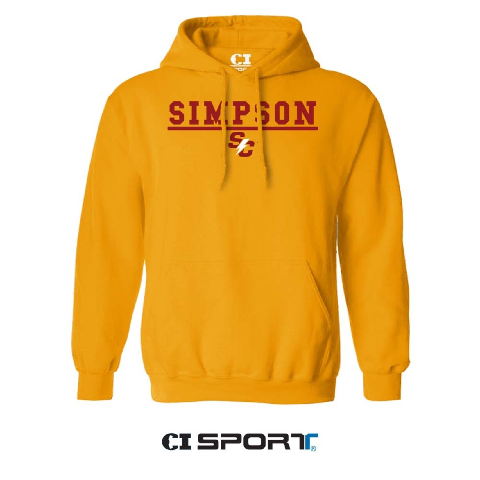 CI Sport Simpson Hoodie - Yellow