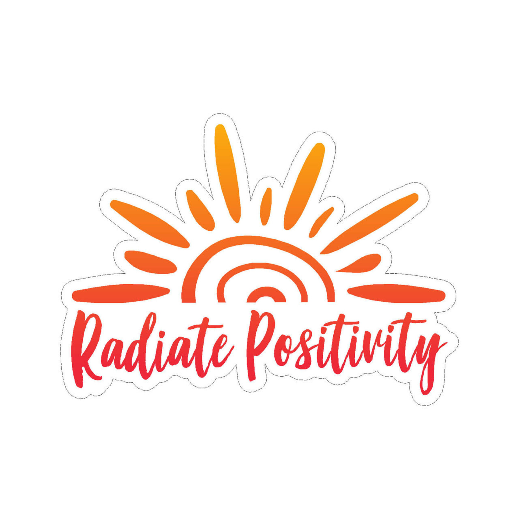 Sticker Cabana Radiate Positivity Sticker