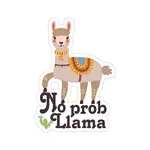 Sticker Cabana No Prob Llama