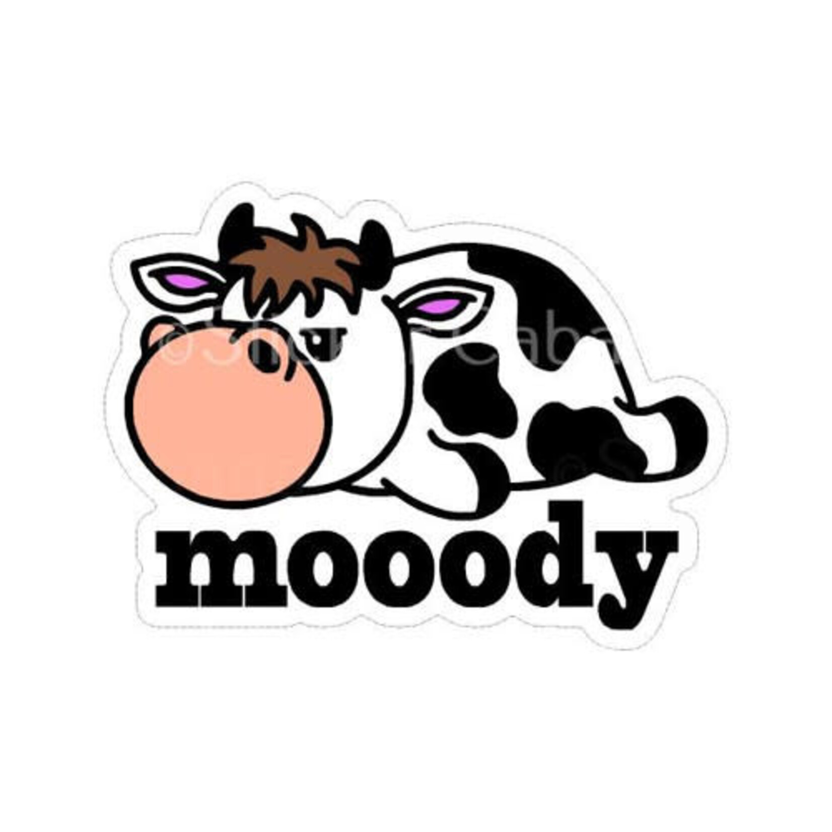 Sticker Cabana Mooody Cow Sticker