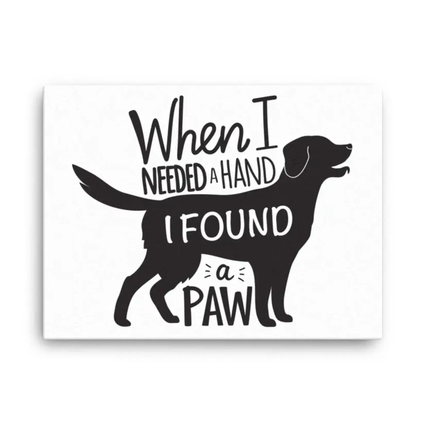 Sticker Cabana When I Needed A Hand I Found A Paw Sticker