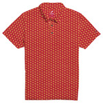 League College Pattern Polo