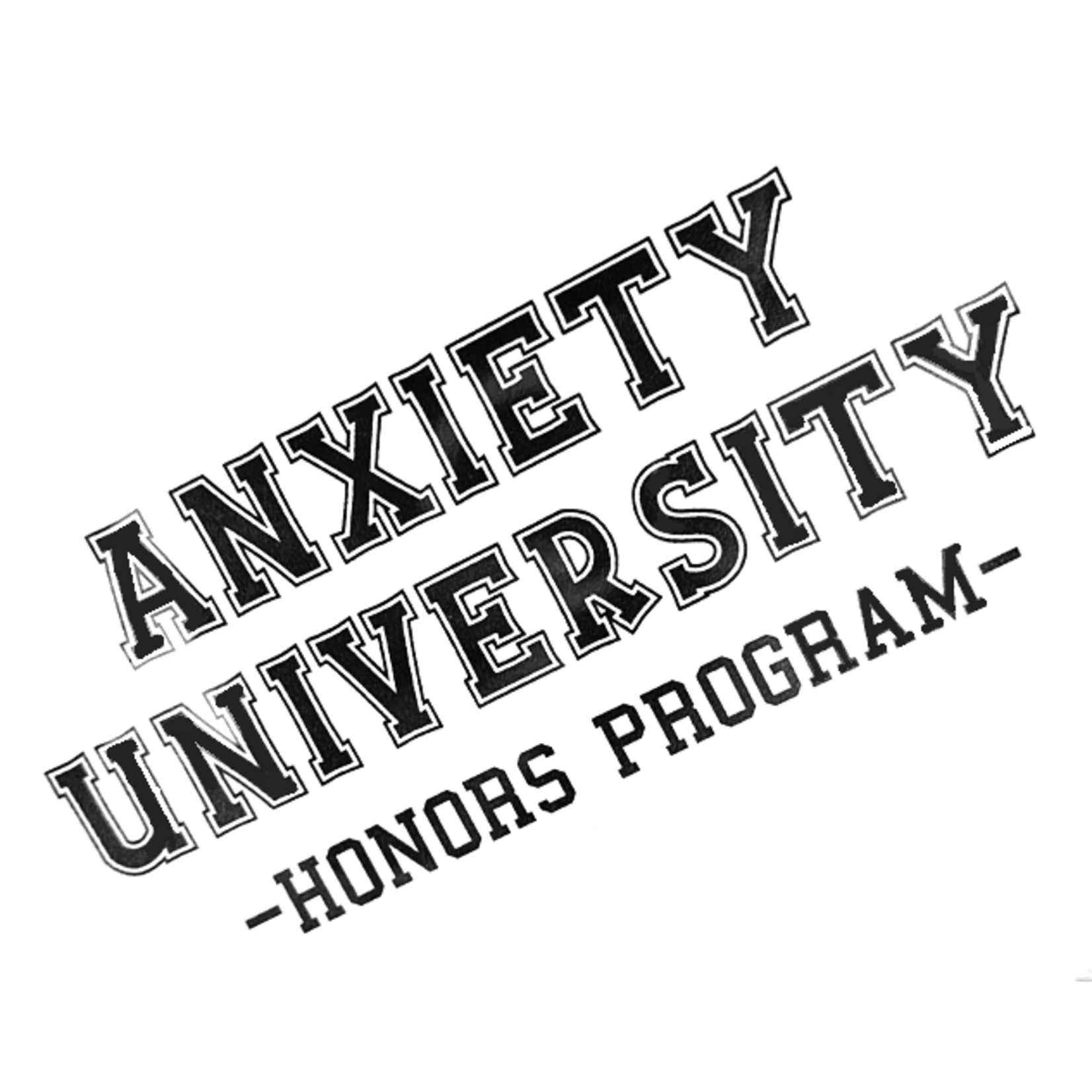 Sticker Cabana Anxiety University Sticker