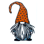 Sticker Cabana Gnome w/Orange Hat Sticker