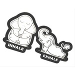 Sticker Cabana Inhale Exhale Elephants Sticker