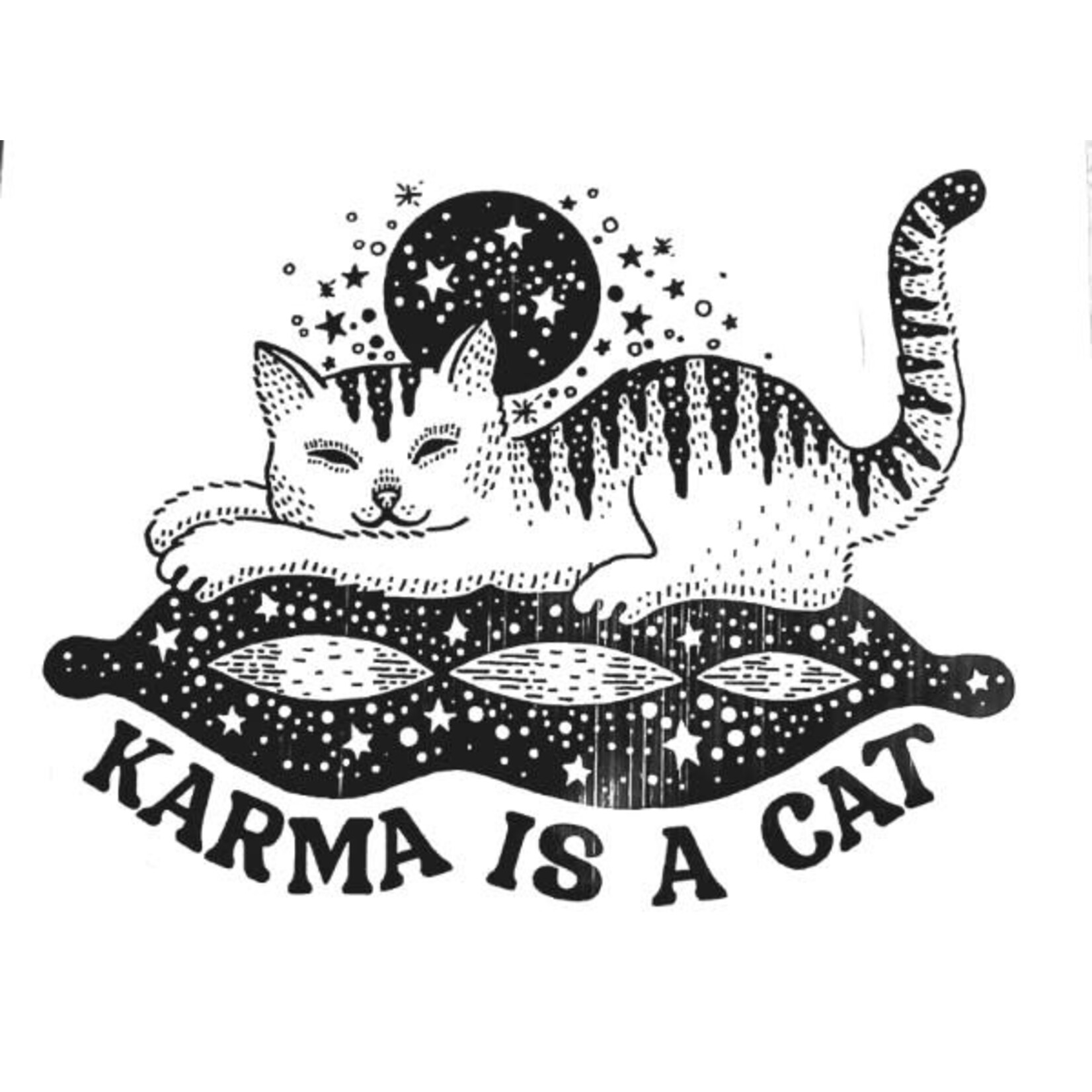 Sticker Cabana Karma is a Cat Sticker