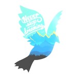 Sticker Cabana Never Stop Dreaming Bird Sticker