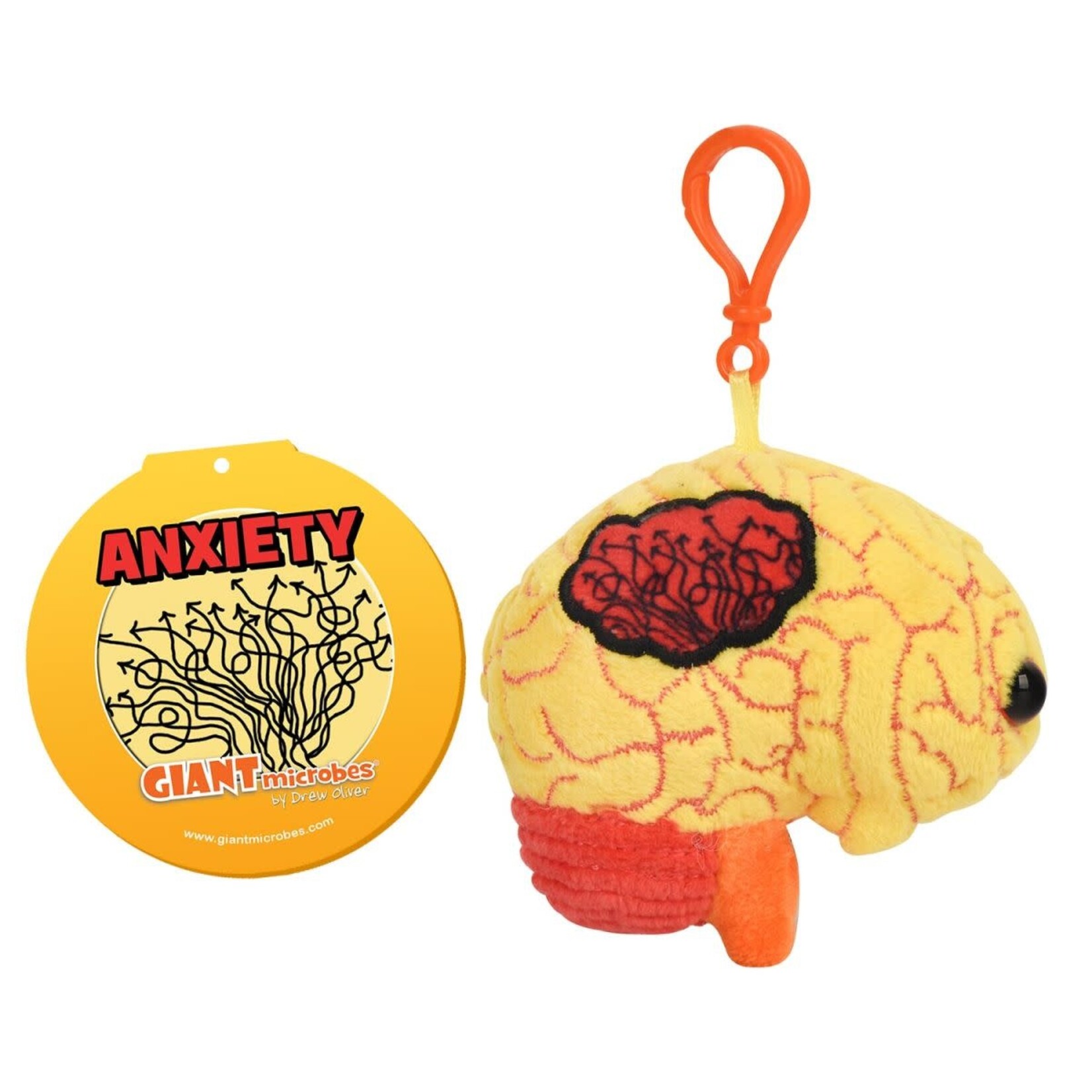 Giant Microbes Anxiety Keychain