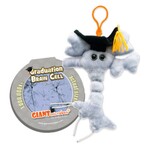 Giant Microbes Graduation Brain Cell Keychain