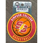 SDS Designs SC Basketball Rugged Sticker