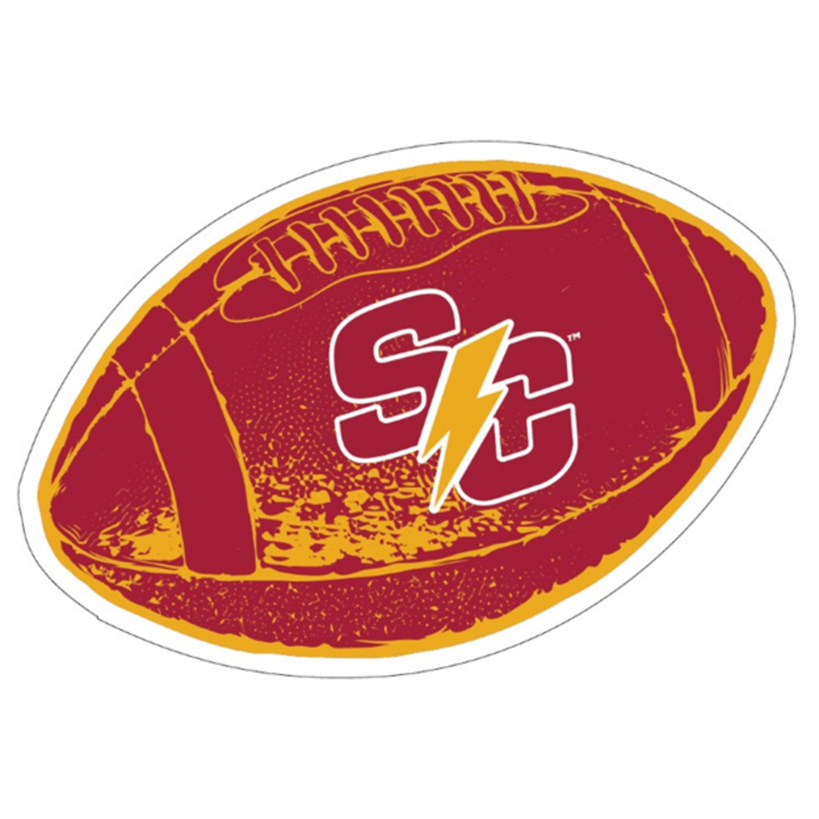 SDS Designs SC Football Rugged Sticker