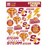 SDS Designs Simpson College Sticker Sheet
