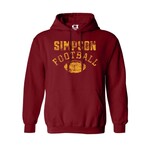 CI Sport Simpson Football Soft Touch Hood - Cardinal
