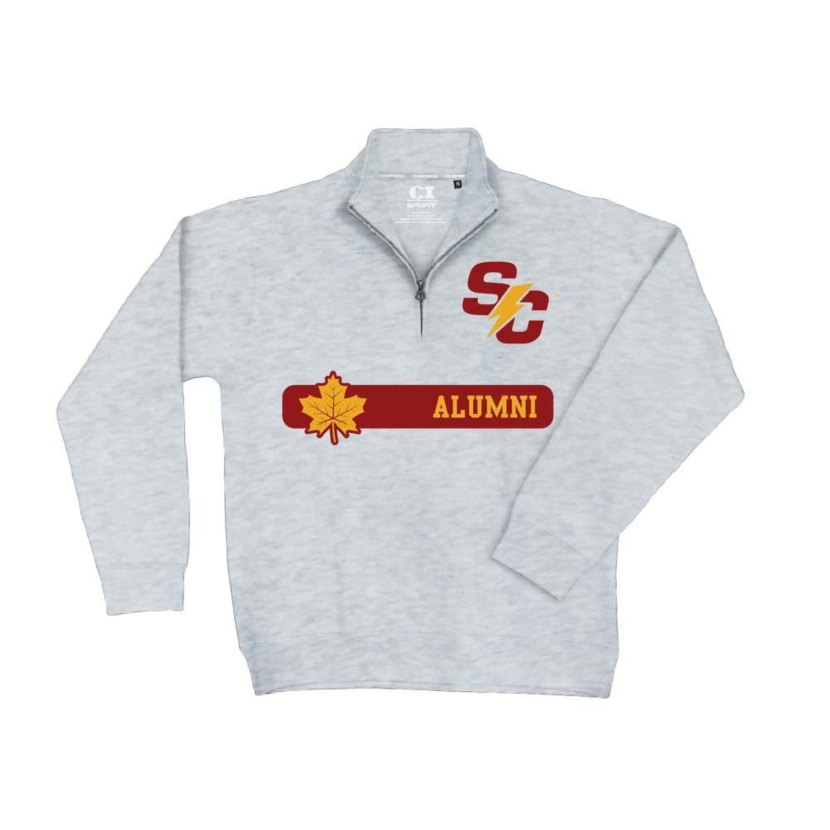 CI Sport Quarter Zip Simpson Maple