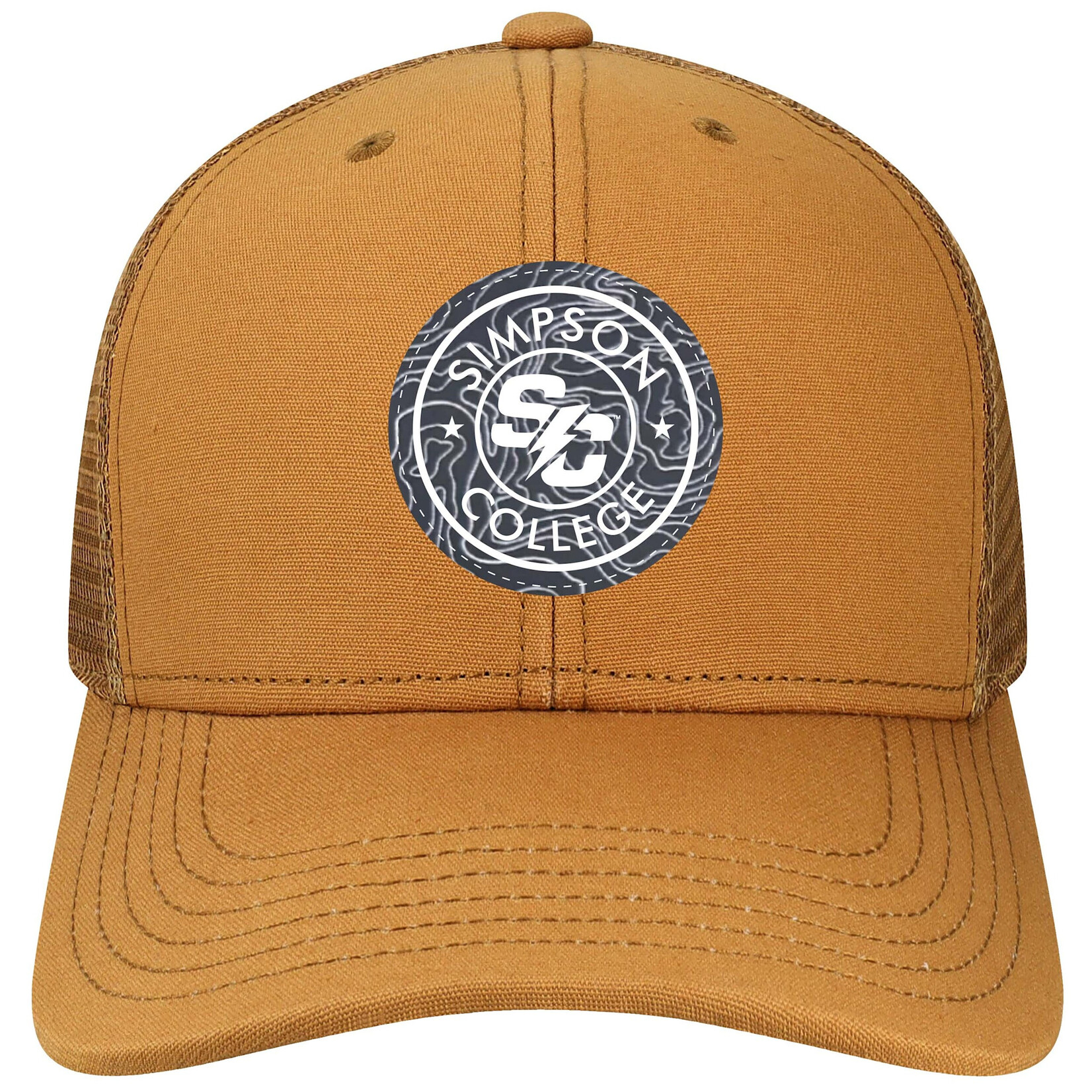 Mid-Pro Snapback Hat - Ochre Trucker
