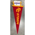 Collegiate Pacific Wool Felt Pennant - Red 9x24