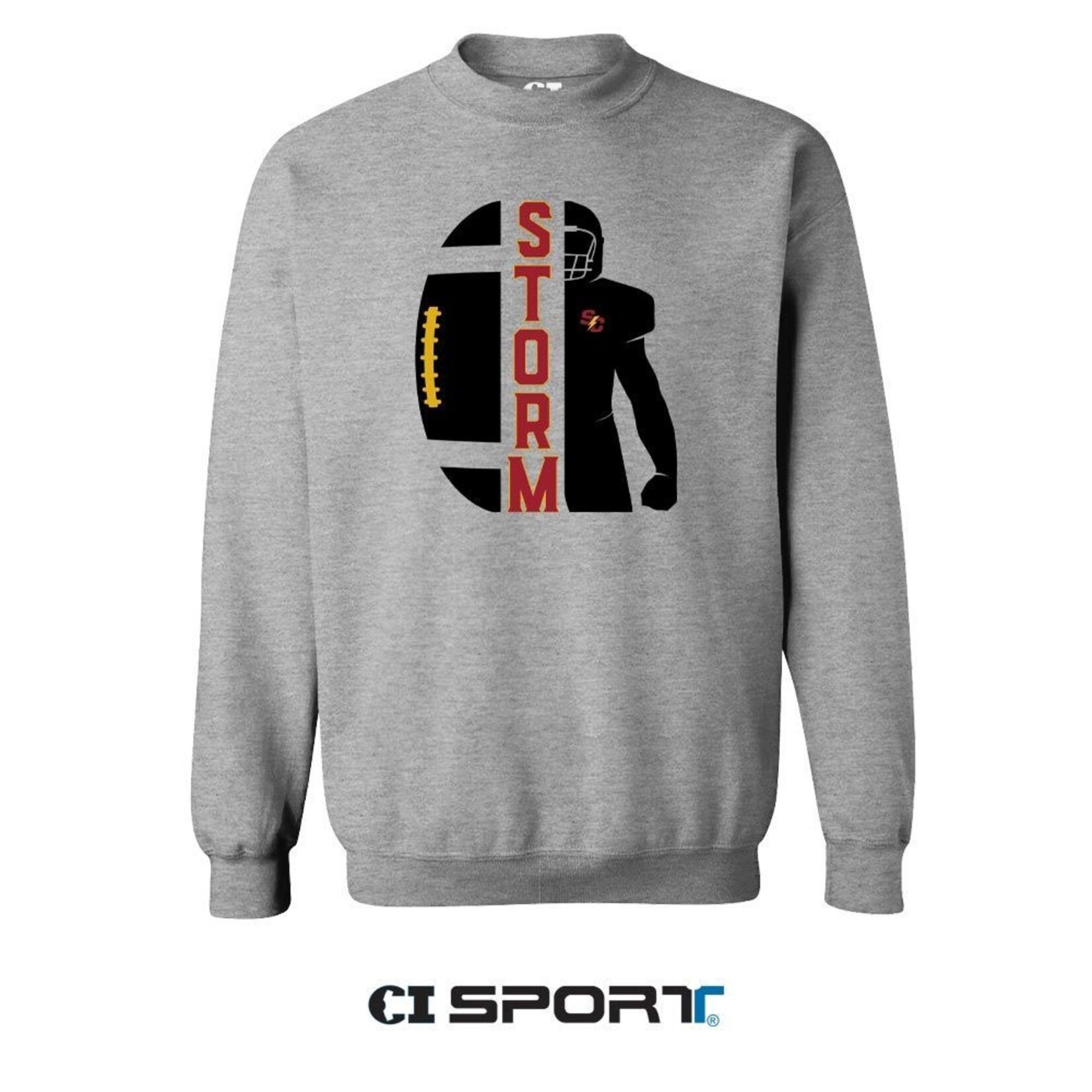 CI Sport Football Athletic Heather Crew