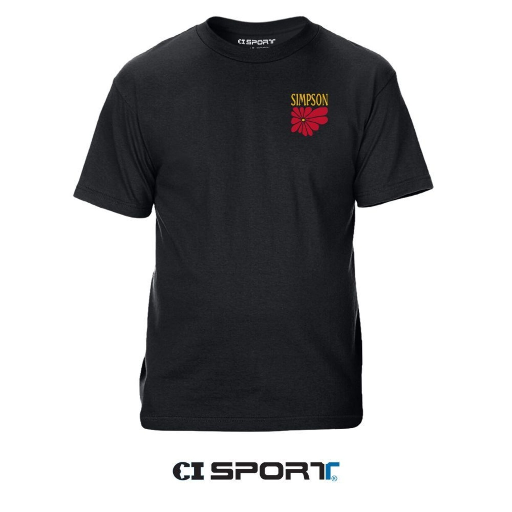 CI Sport Simpson College Radiate SS Tee - Black