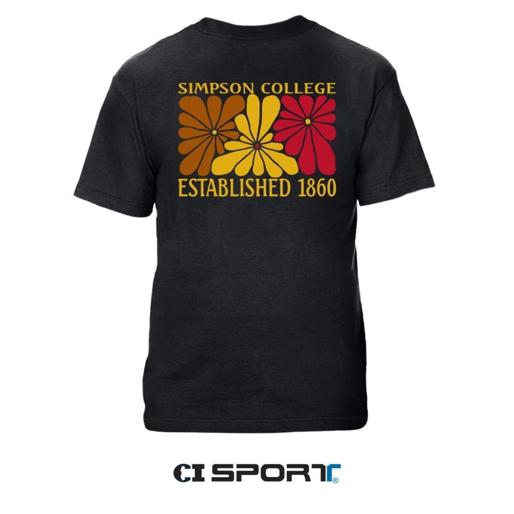 CI Sport Simpson College Radiate SS Tee - Black