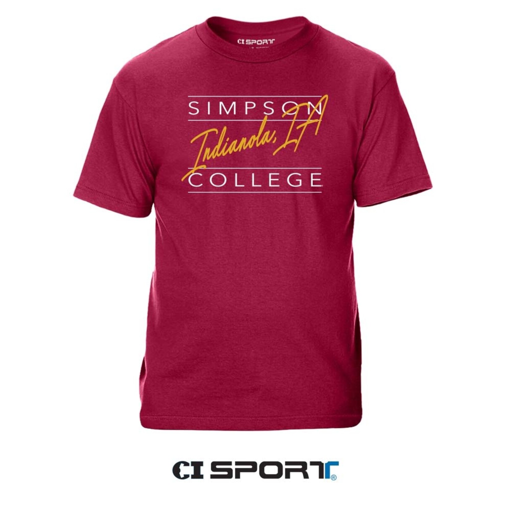 CI Sport Simpson Indianola Tee Cardinal