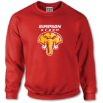 TRT Classics Youth Crew Sweatshirt Red