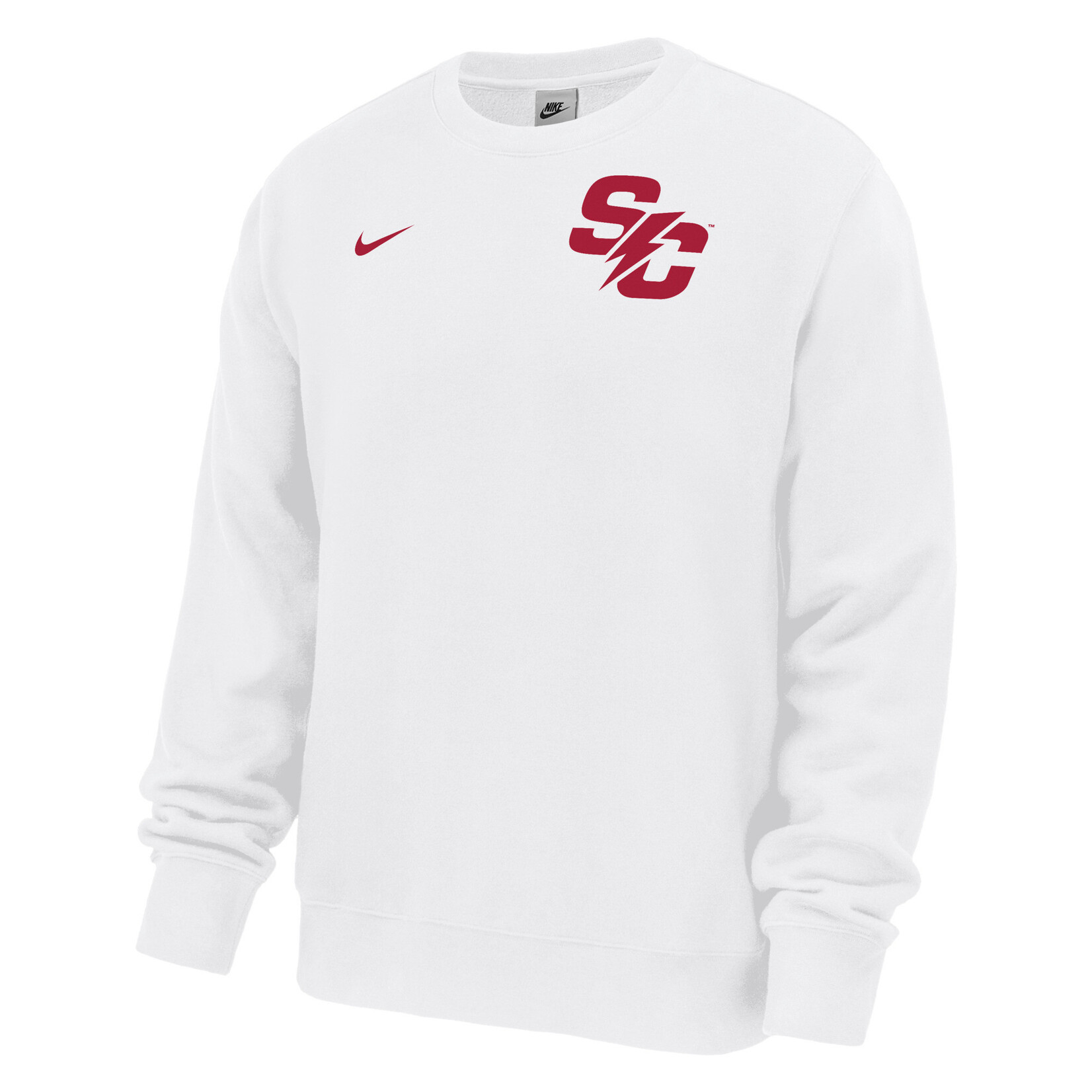 Nike Simpson College Club Fleece Crew - White