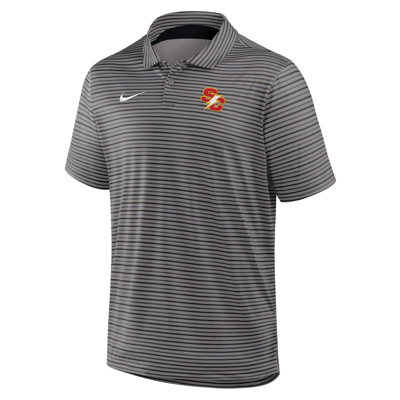 Nike SC Dri-Fit Tour Stripe Polo - Black/Gray