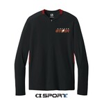 CI Sport Summit 1/4 Zip Black/Deep Red
