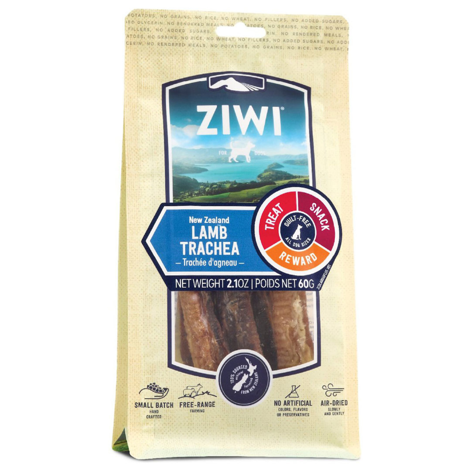 ZIWI DOG LAMB TRACHEA TREAT 2.1OZ