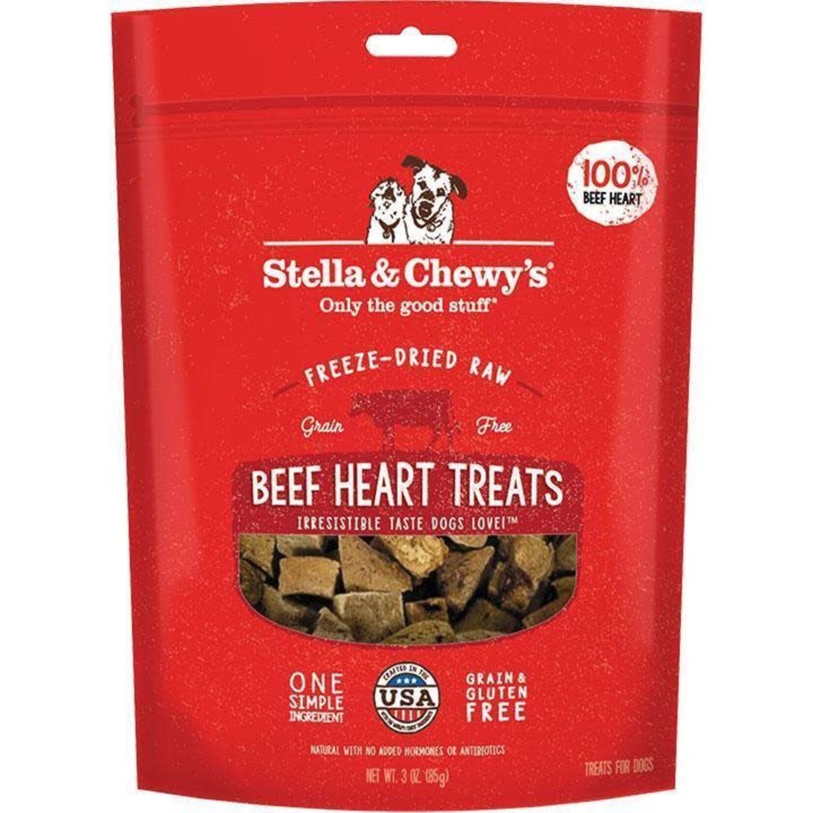 STELLA & CHEWY'S DOG BEEF HEART FD 3OZ