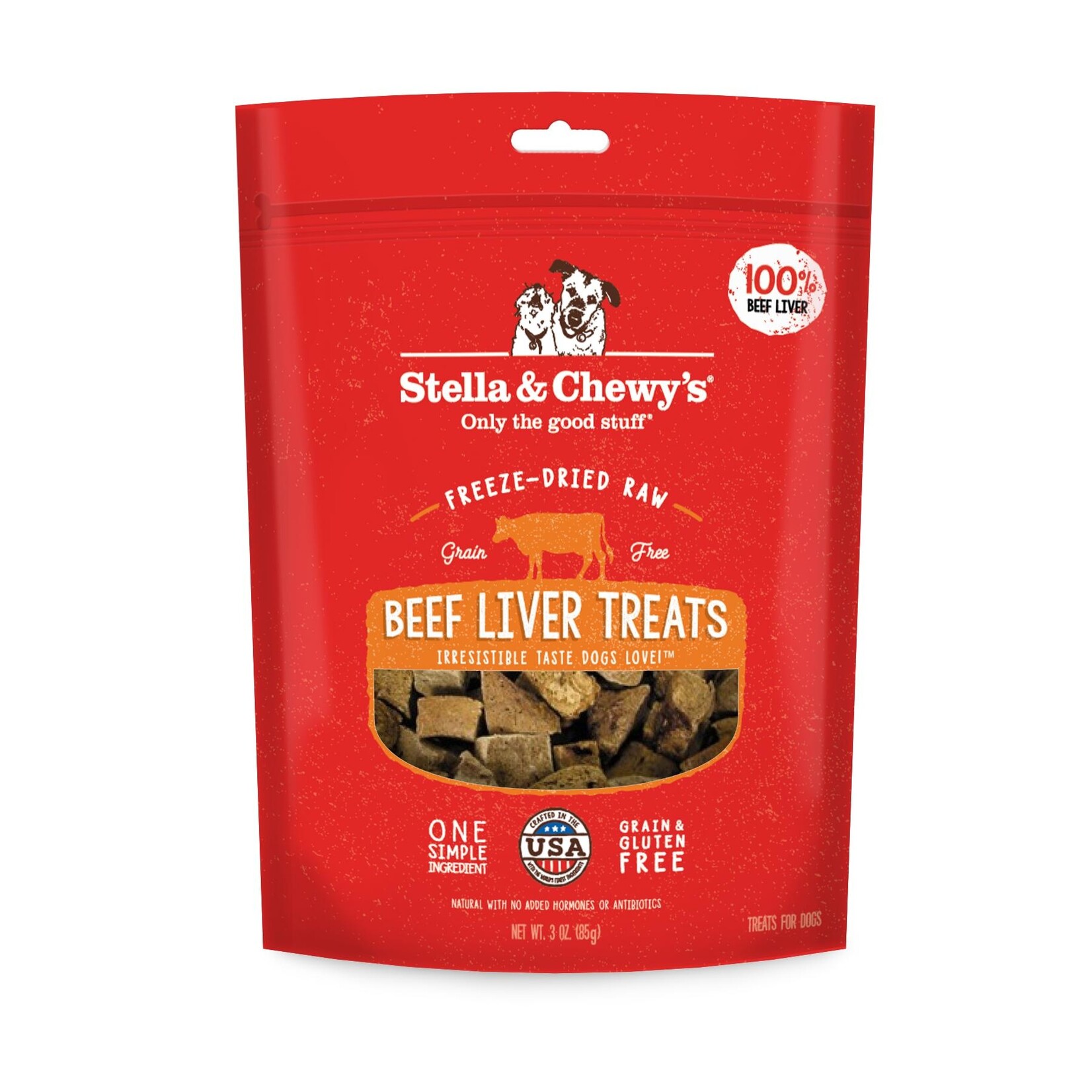 STELLA & CHEWY'S DOG BEEF LIVER FD 3OZ