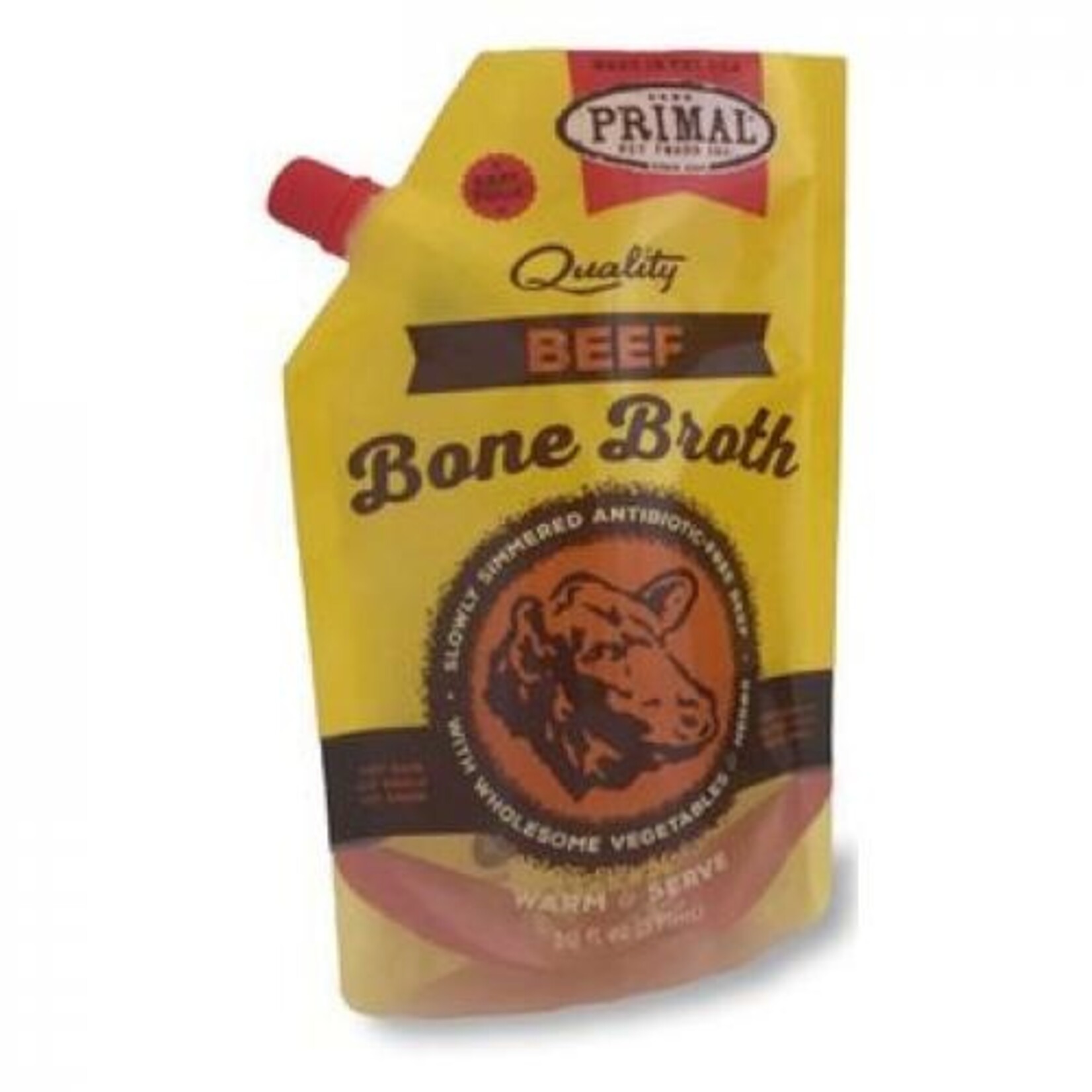 PRIMAL PET FOODS DOG BONE BROTH BEEF FROZEN 20OZ