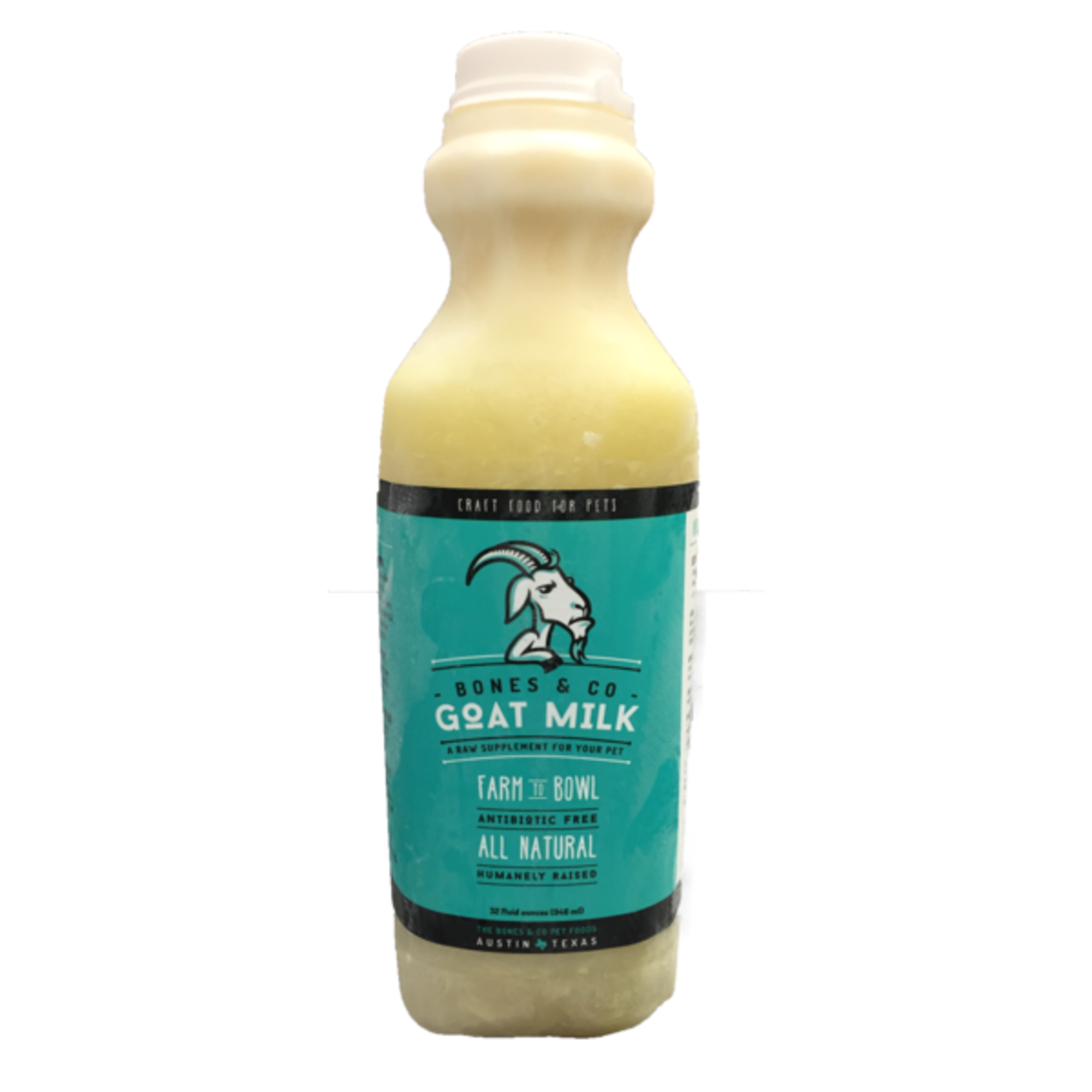 BONES & CO. DOG CAT KEFIR FERMENTED GOAT MILK FROZEN 16OZ
