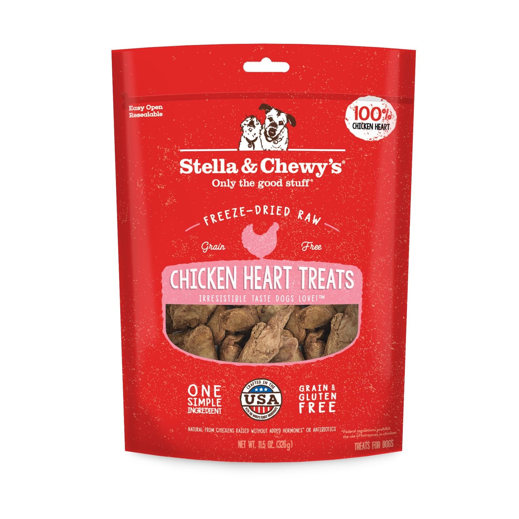 STELLA & CHEWY'S DOG CHICKEN HEART FD 11.5OZ