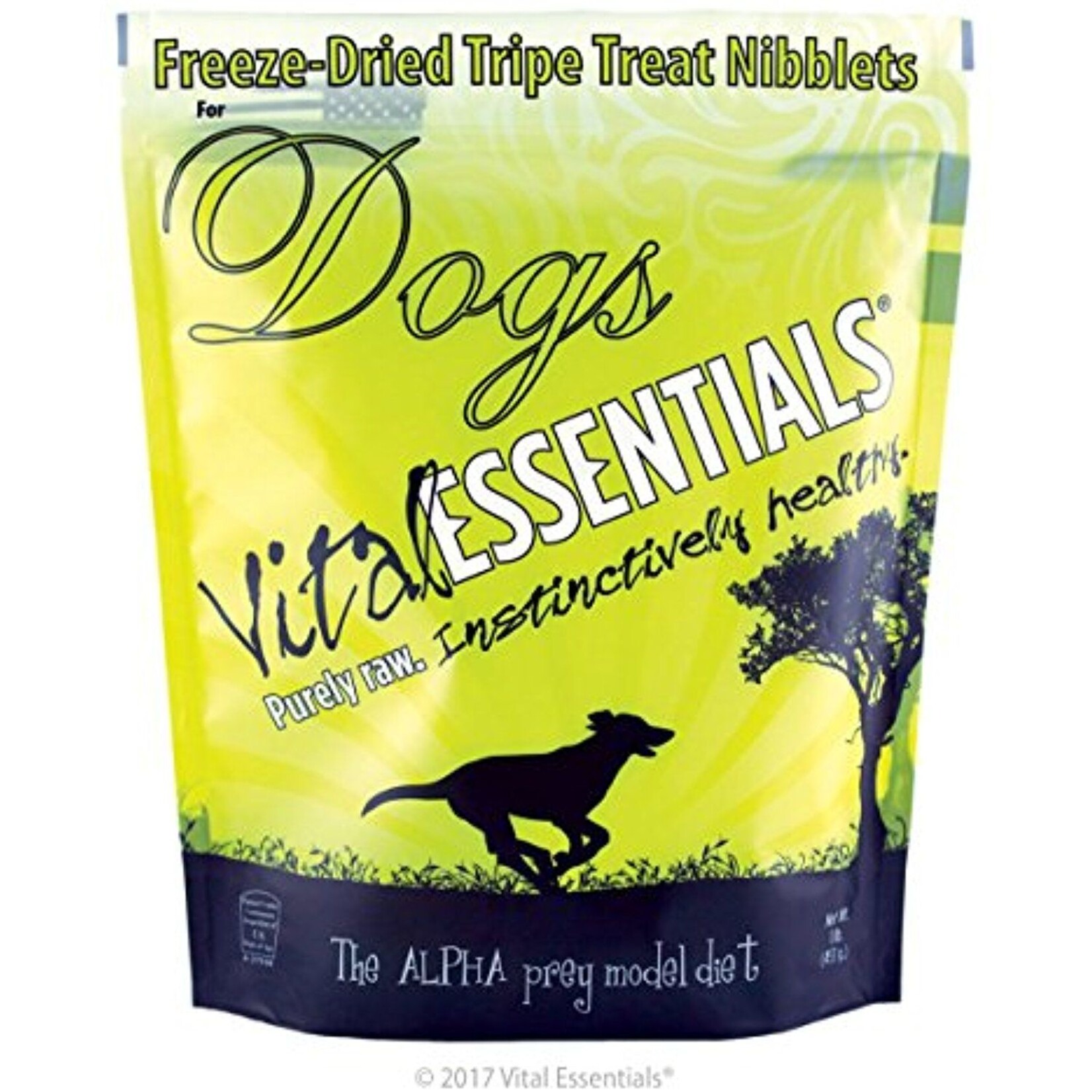VITAL ESSENTIALS DOG NIBBLETS TRIPE FD TREAT 1LB