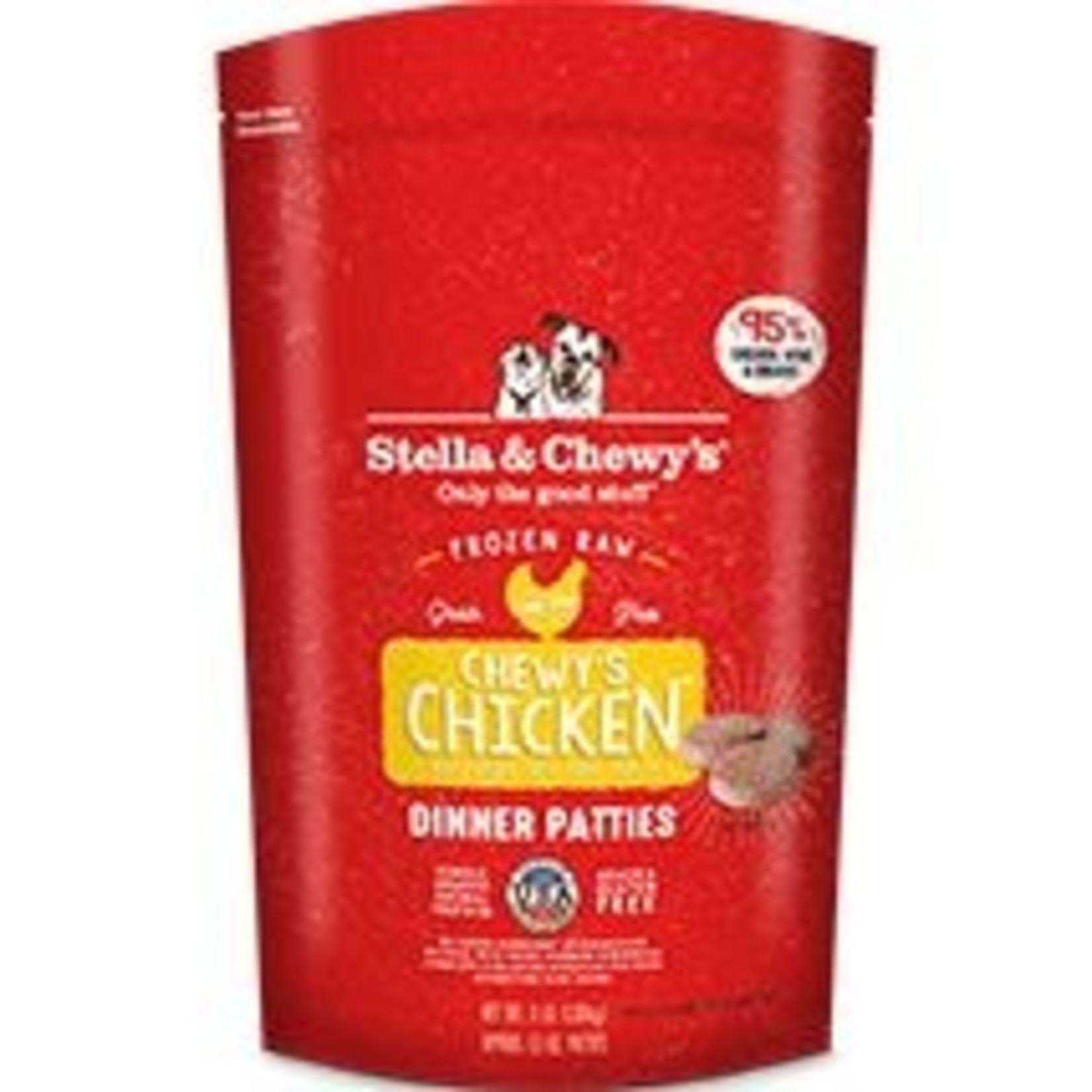 STELLA & CHEWY'S DOG PATTIES CHICKEN FROZEN 6LB