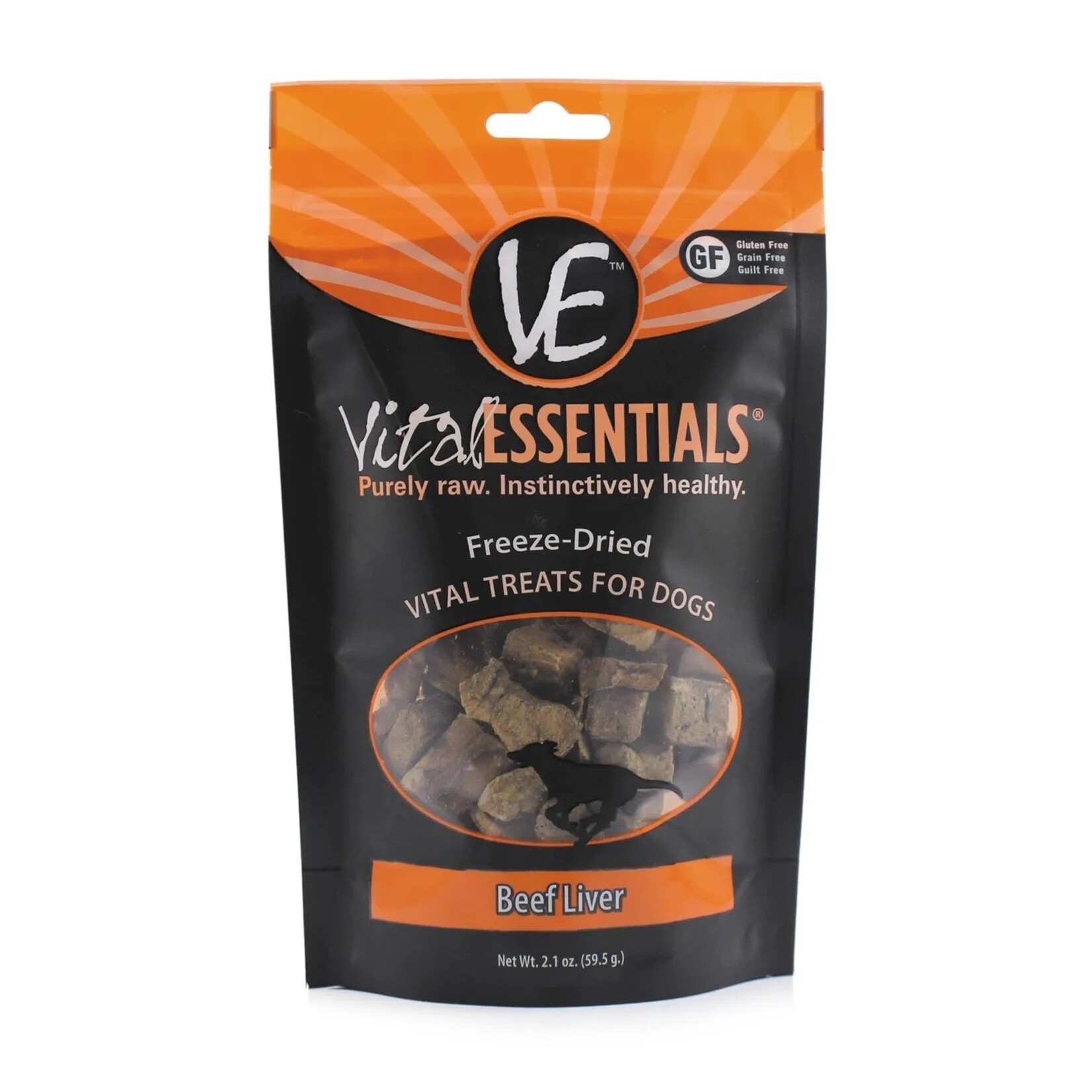 VITAL ESSENTIALS DOG BEEF LIVER FD TREAT 2.1OZ