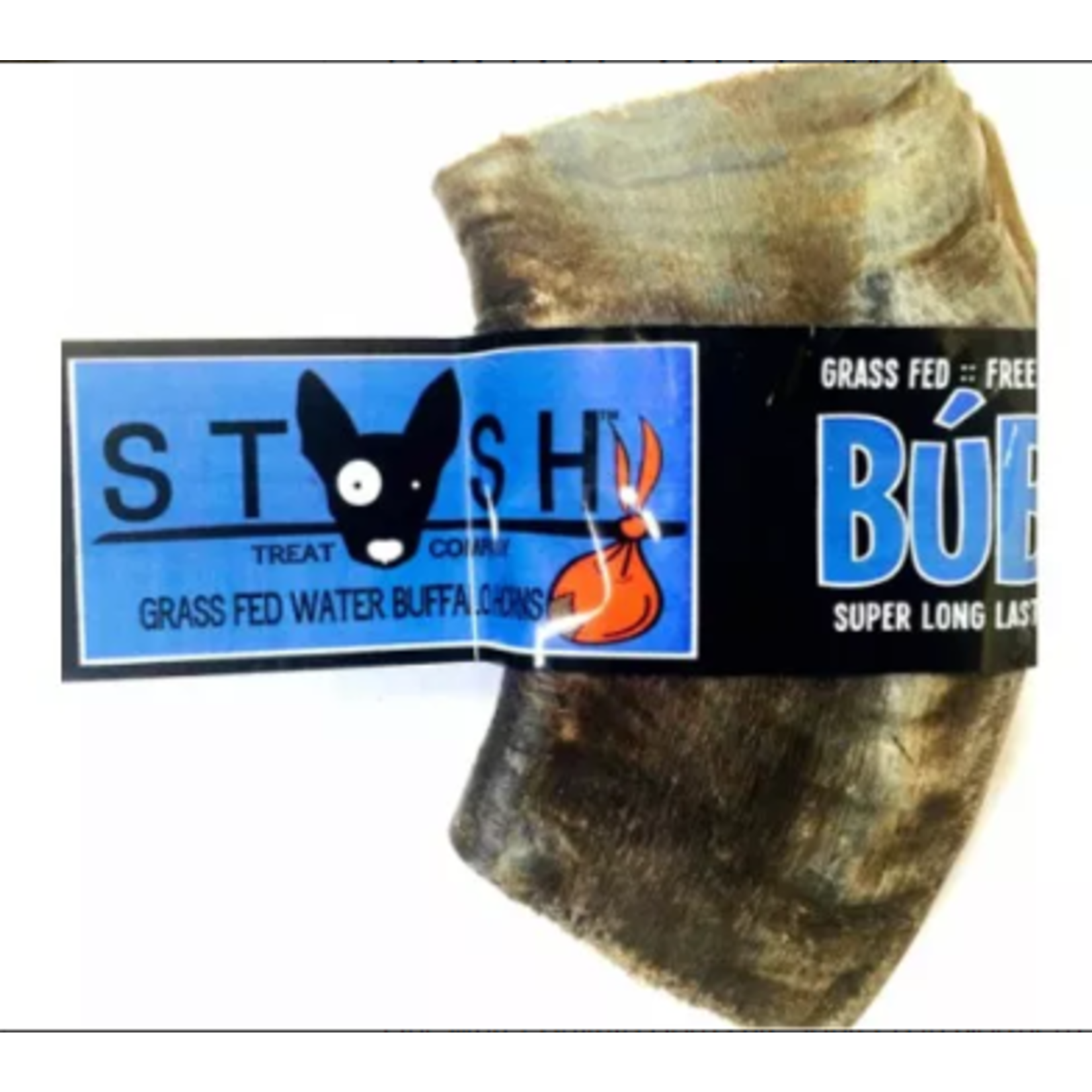 DIGGIN YOUR DOG SUPER SNOUTS JUMBO BUBA CHEW WATER BUFFALO HORN TREAT 10-28OZ