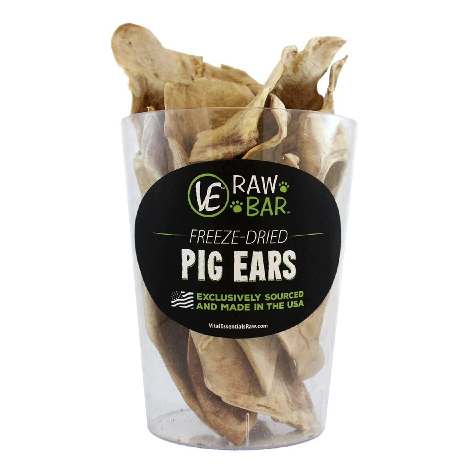 VITAL ESSENTIALS DOG PIG EARS FD TREAT