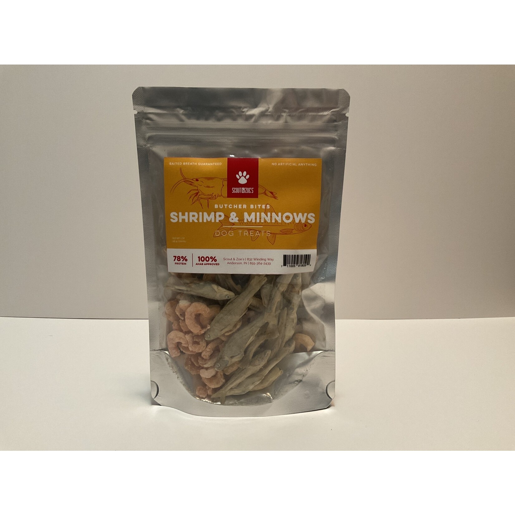 SCOUT AND ZOE'S SHRIMP AND MINNOWS 1OZ