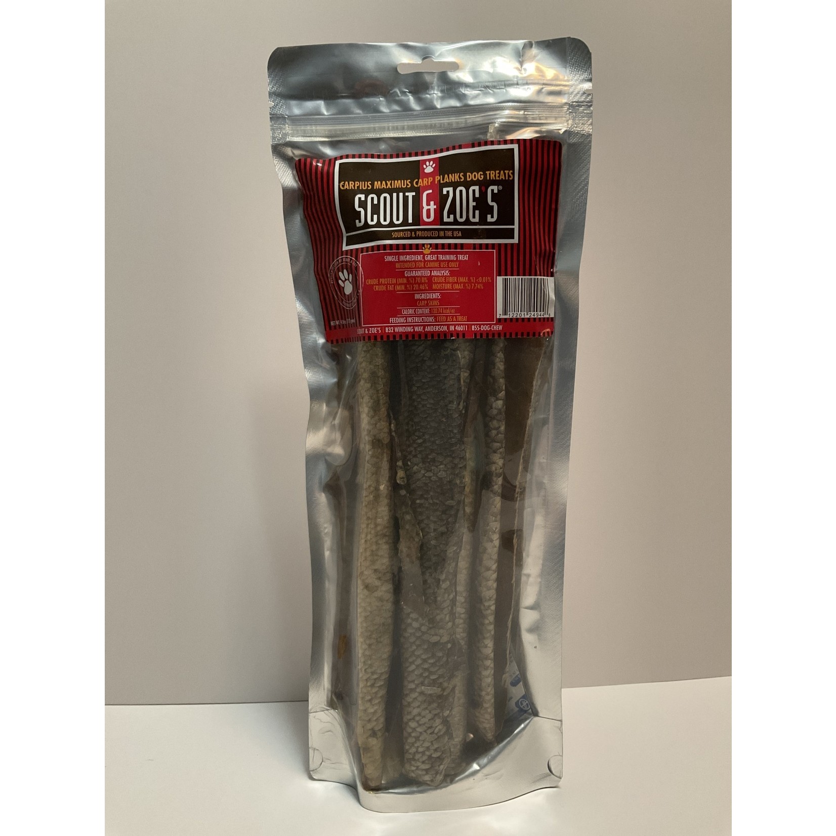 SCOUT AND ZOE'S CARP PLANKS 4OZ