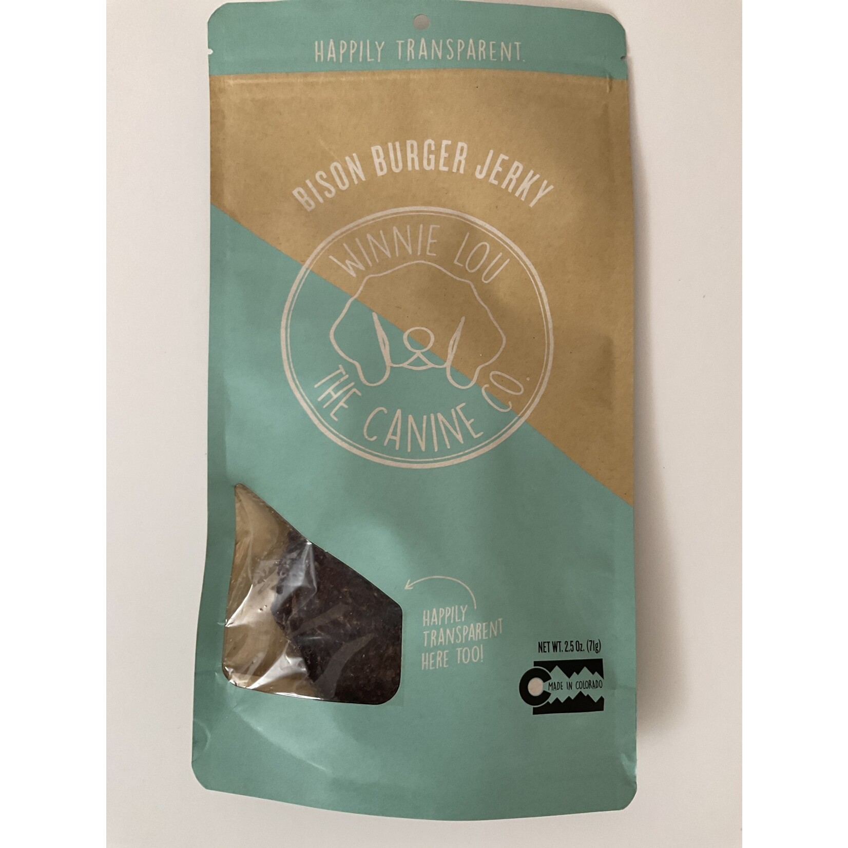 WINNIE LOU BISON BURGER JERKY 2.5OZ