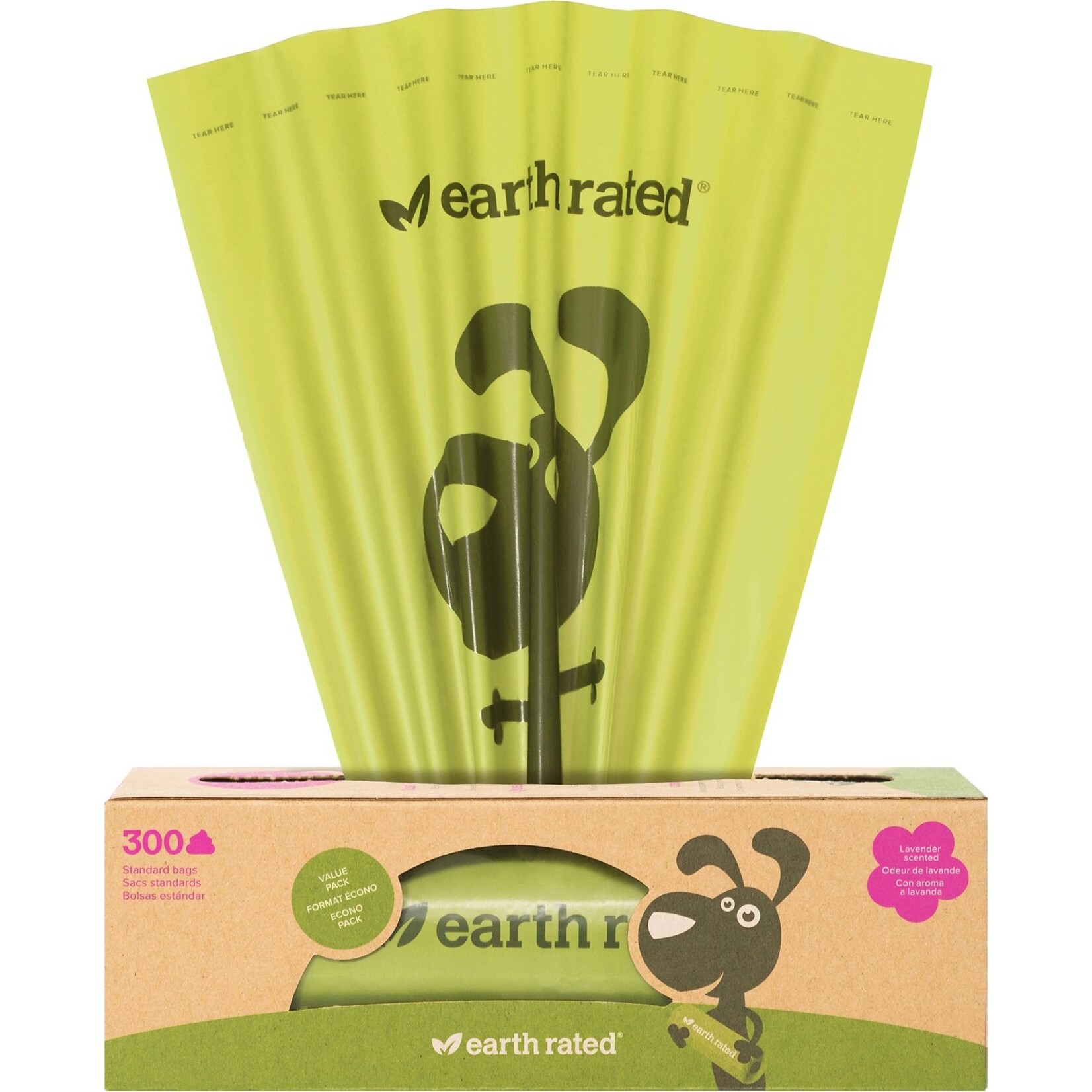 EARTH RATED 300CT ROLL SCENTED 12BX