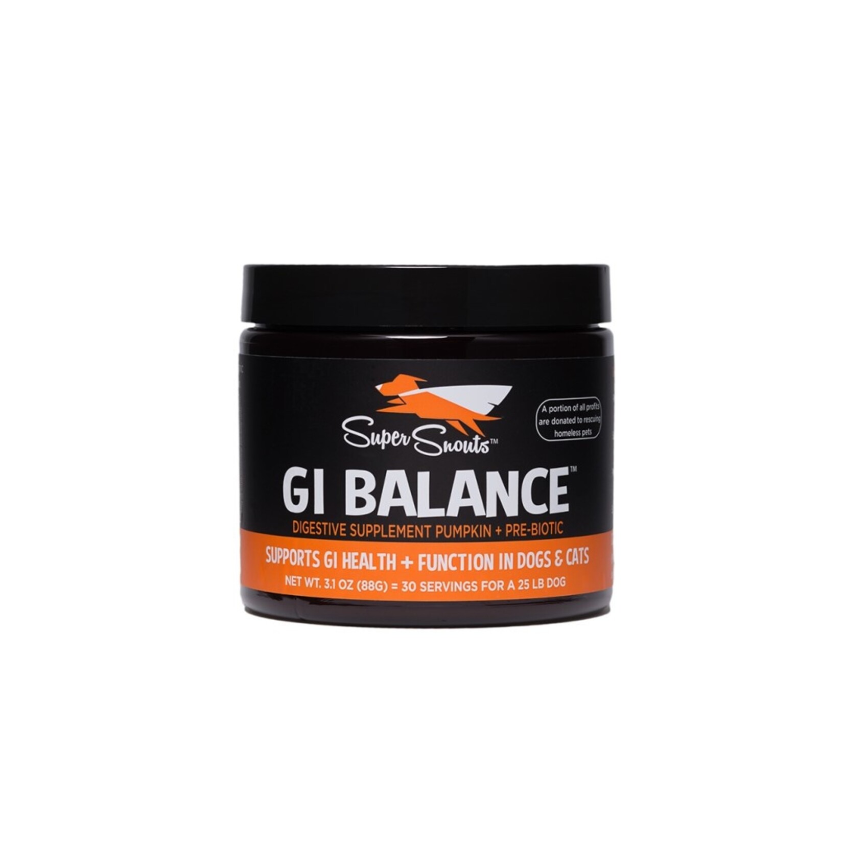 DIGGIN YOUR DOG SUPER SNOUTS G.I. BALANCE DIGESTIVE SUPPLEMENT 3.5OZ