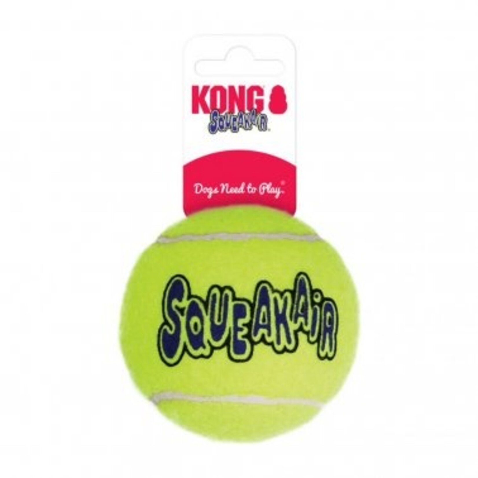 KONG SQUEAKAIR YELLOW BALL LARGE