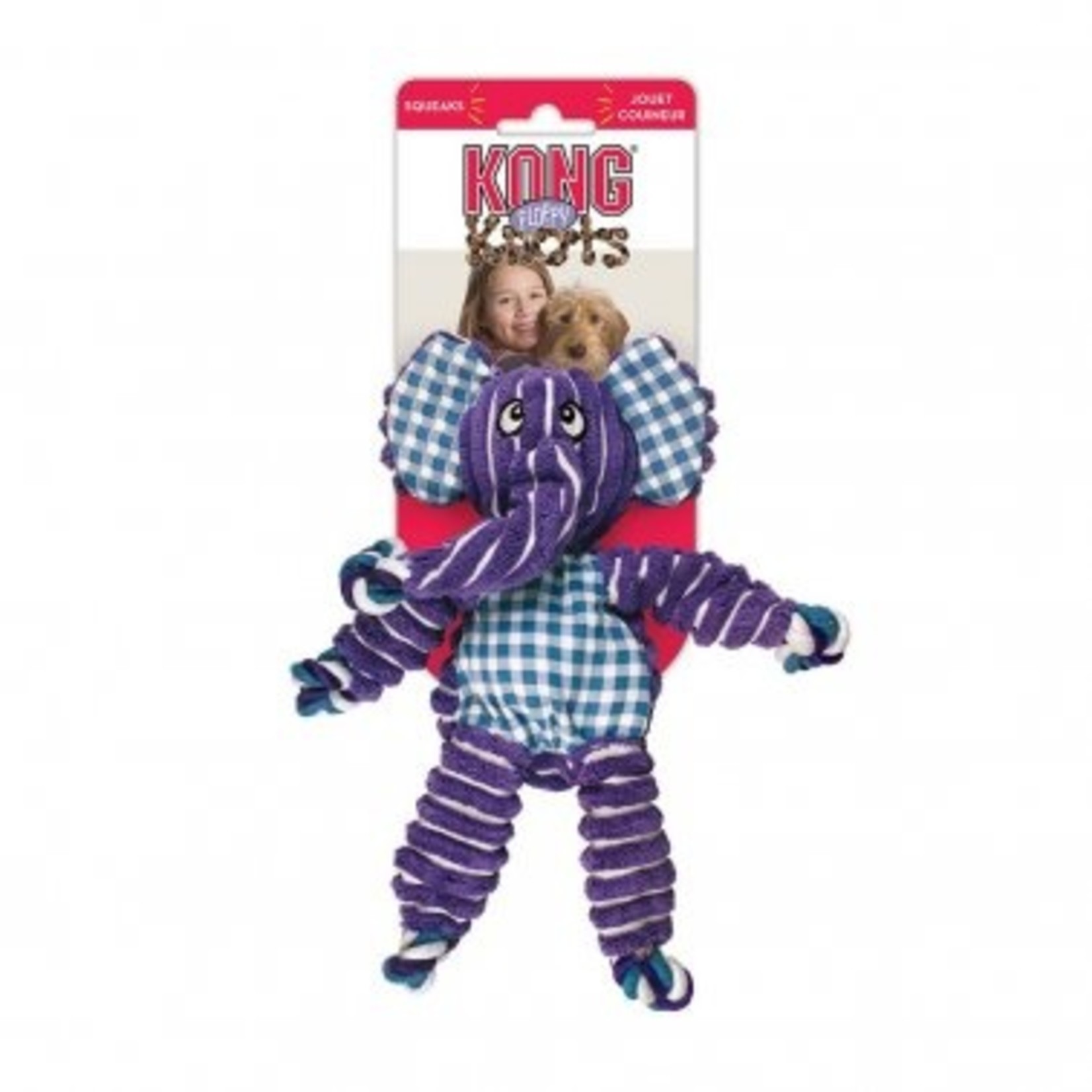 KONG FLOPPY KNOTS ELEPHANT M/L
