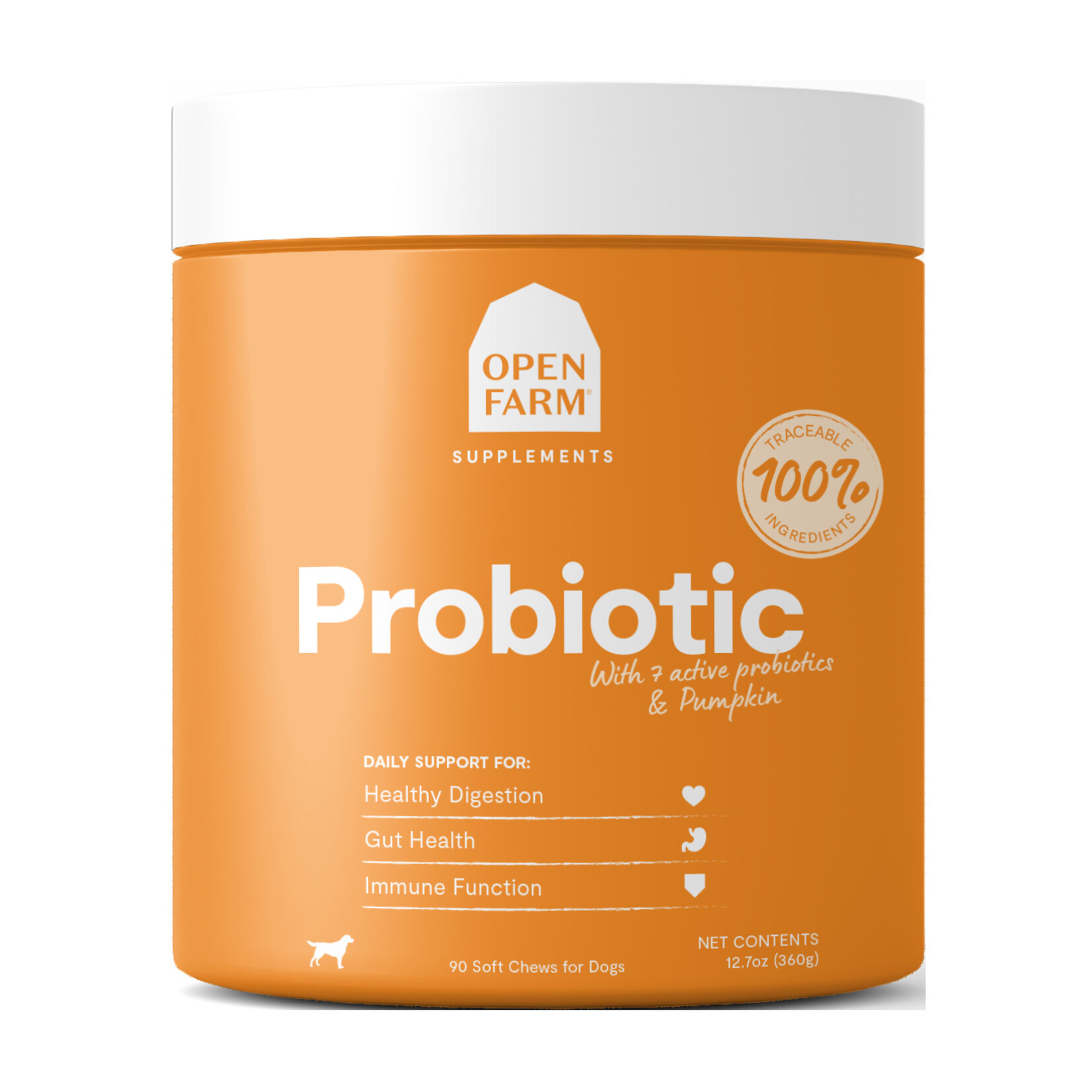 OPEN FARM DOG PROBIOTIC CHEWS 90CT