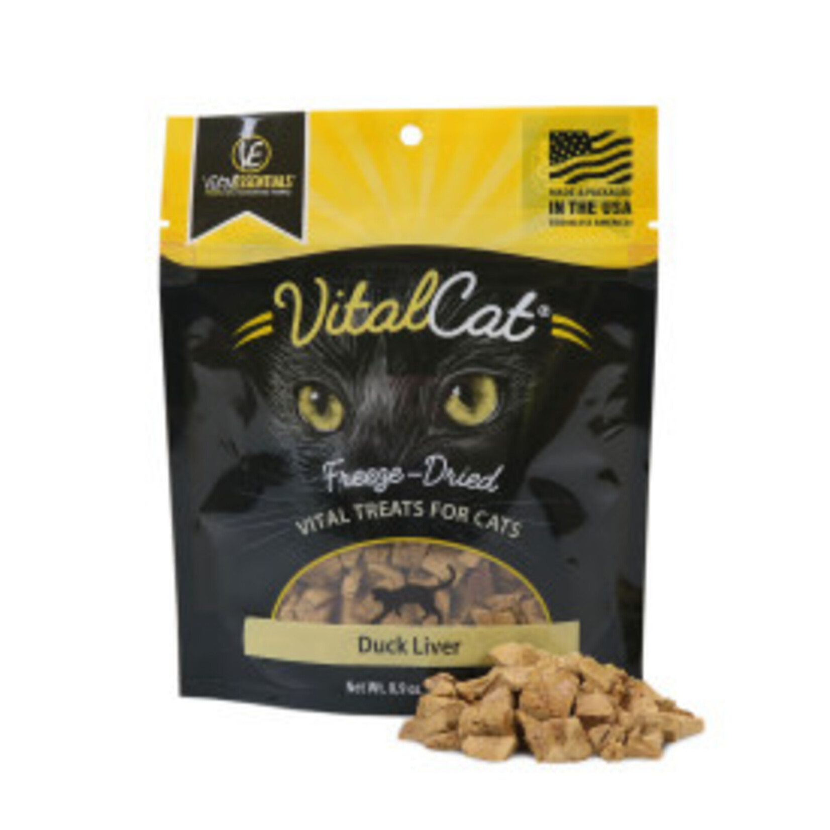 VITAL ESSENTIALS CAT DUCK LIVER FD TREAT 0.9OZ