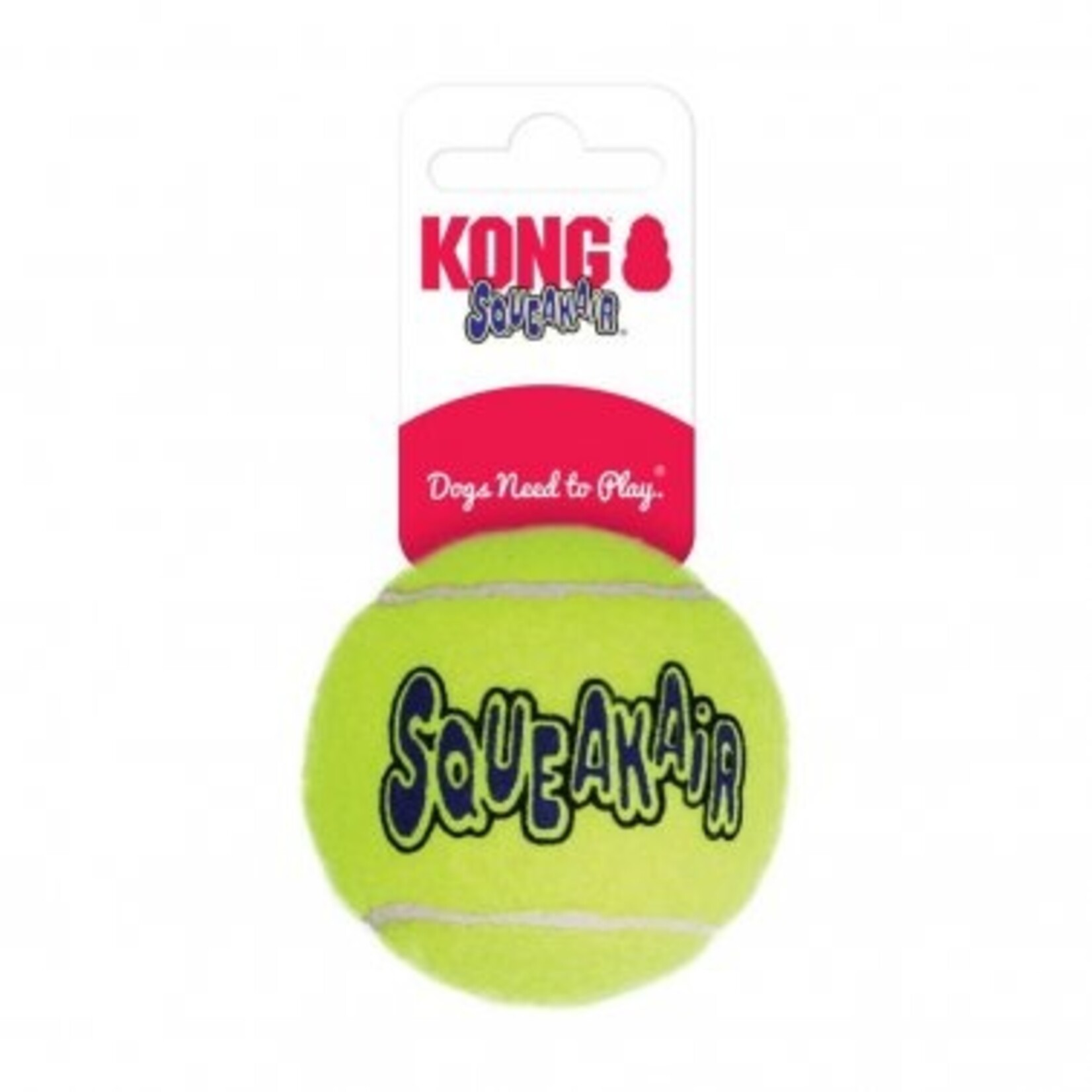 KONG SQUEAKAIR YELLOW BALL MEDIUM